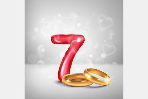 Celebrate Seven Years: The Symbolism of Red & Gold