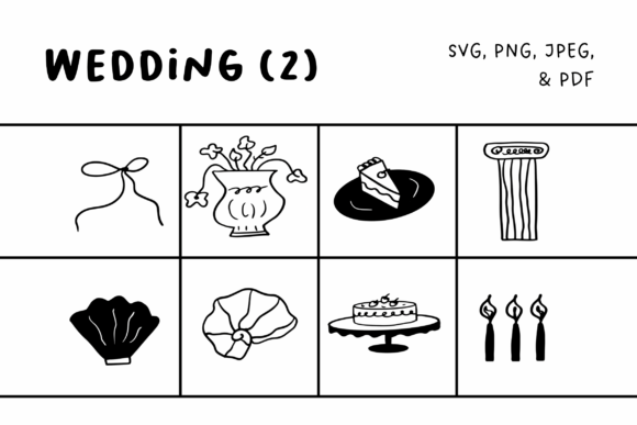 Craft a Timeless Wedding Aesthetic with Hand-Drawn Illustrations