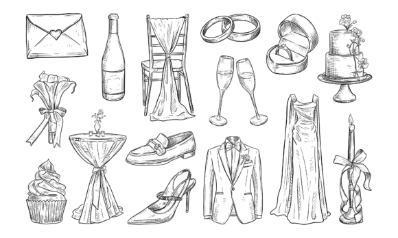 Elegant Wedding Handdrawn Collection: A Typeface with Soul