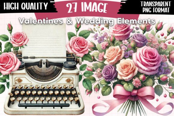 Elevate Your Projects with Handcrafted Watercolor Clipart