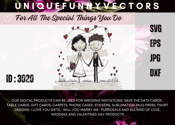 Love and Wedding SVG Vectors: 3020 Charming Designs for Every Occasion