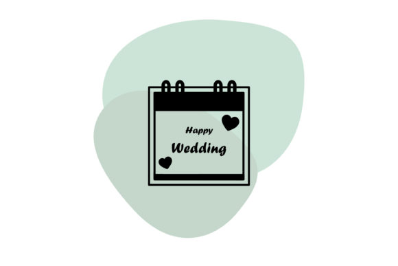 Wedding Black Shape Calendar: A Designer's Guide to Elegant Timekeeping
