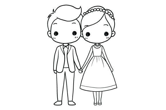 Whimsical Wedding Graphics: Skip Counting & Cartoon Charm