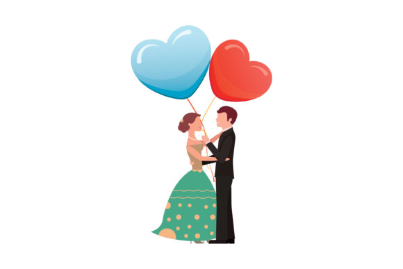 Whimsy and Romance: Designing with the Wedding Couple Balloon Style